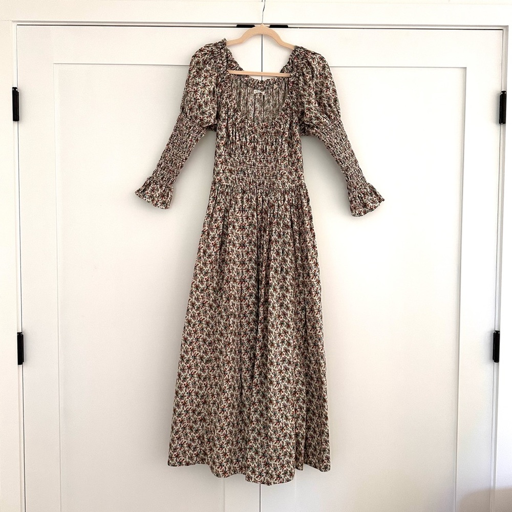 Doen Meribel Dress in Créme Fleurs D'Avignon - XS